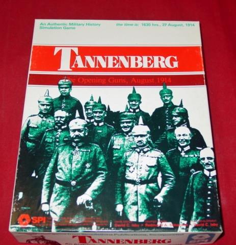 SPI 1978: TANNENBERG – The Opening Guns, August 1914 Boxed Game Ed (PUN) EX