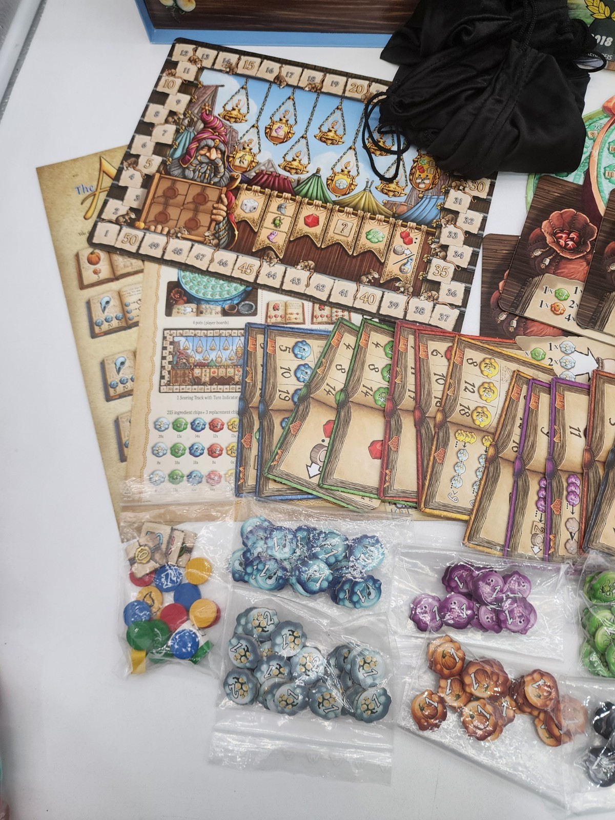 North Star Quacks of Quedlinburg Box 2018 Game Of The Year COMPLETE