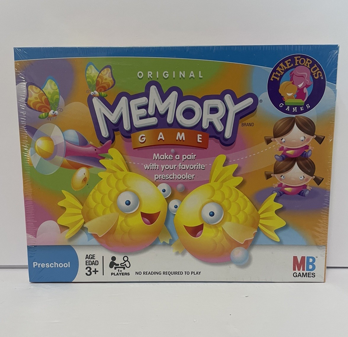 Milton Bradley Hasbro Original Memory Game Preschool 3+ 2007 BRAND NEW SEALED