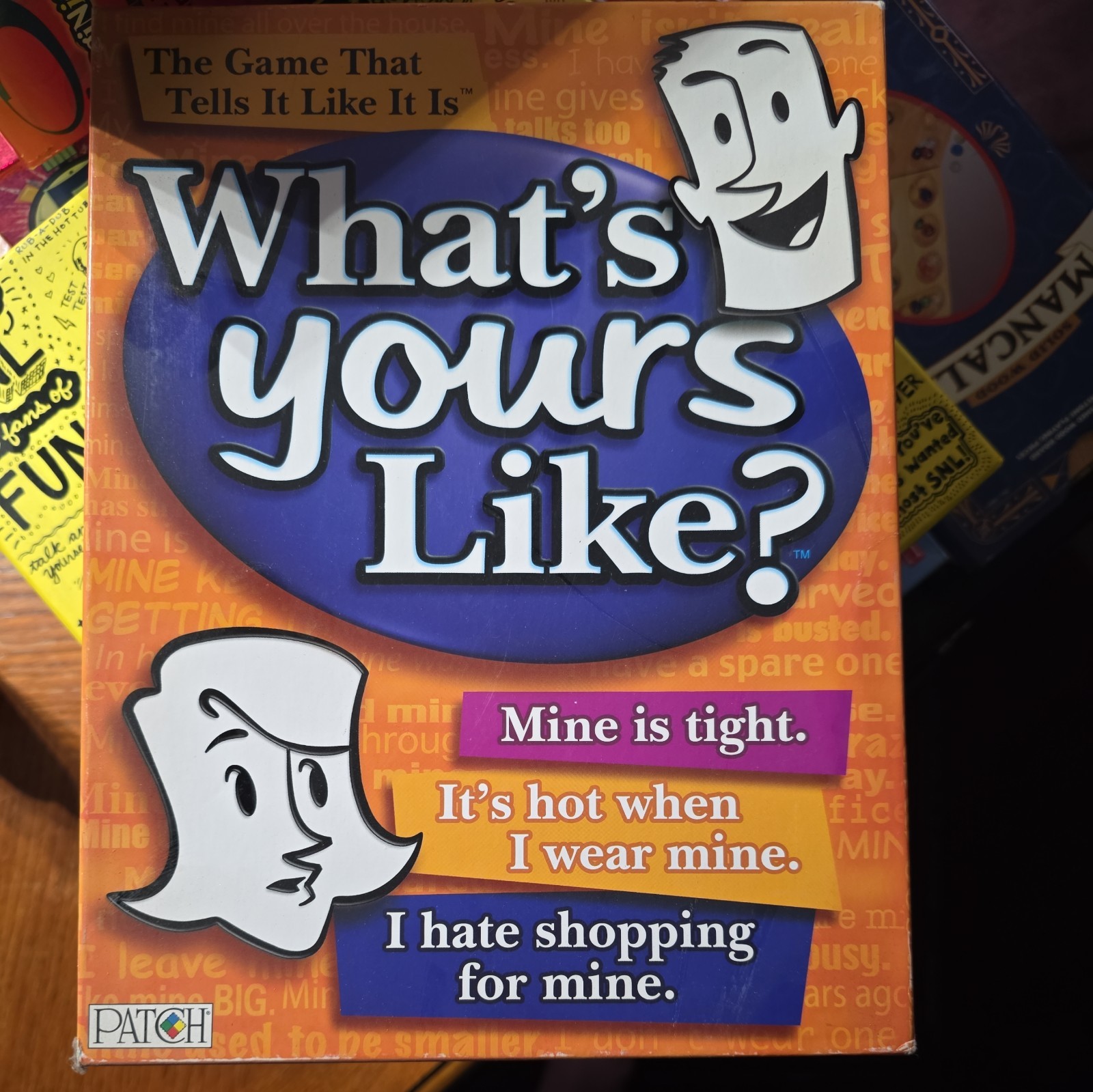 What’s Yours Like? Party Game by PATCH New Sealed