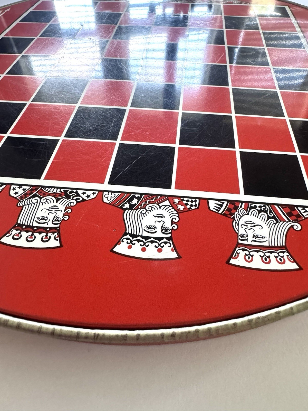 Vtg Chinese Checkers Game Pixie All Metal Game Board Steven Mfg Co RARE!