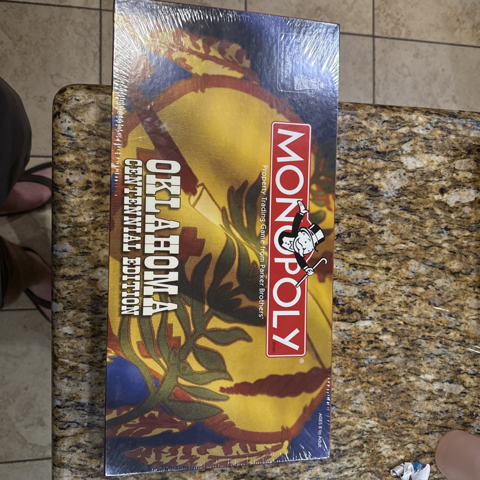 Parker Bros. Monopoly Oklahoma Centennial Edition Board Game 2 to 6 Players-EUC