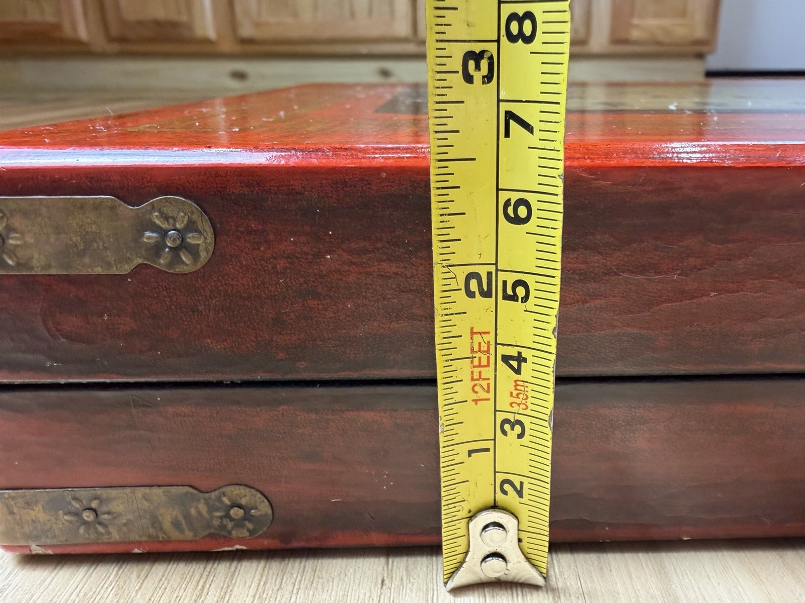 VTG Chinese Mahjong Set 144 Tiles Mah-Jong Game Carry Case Box Mahjong Mahjongg