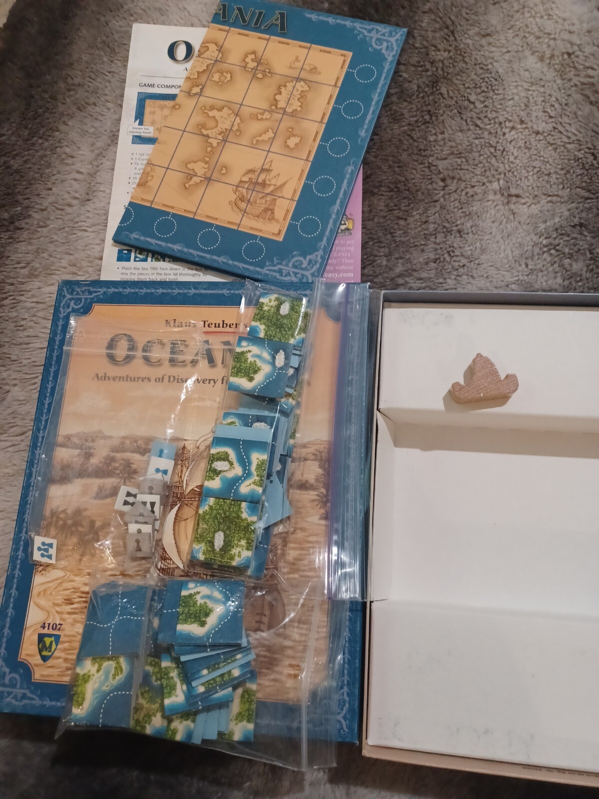 Oceania Board Game Adventure Discovery Klaus Teuber Mayfair Games 2004 Complete