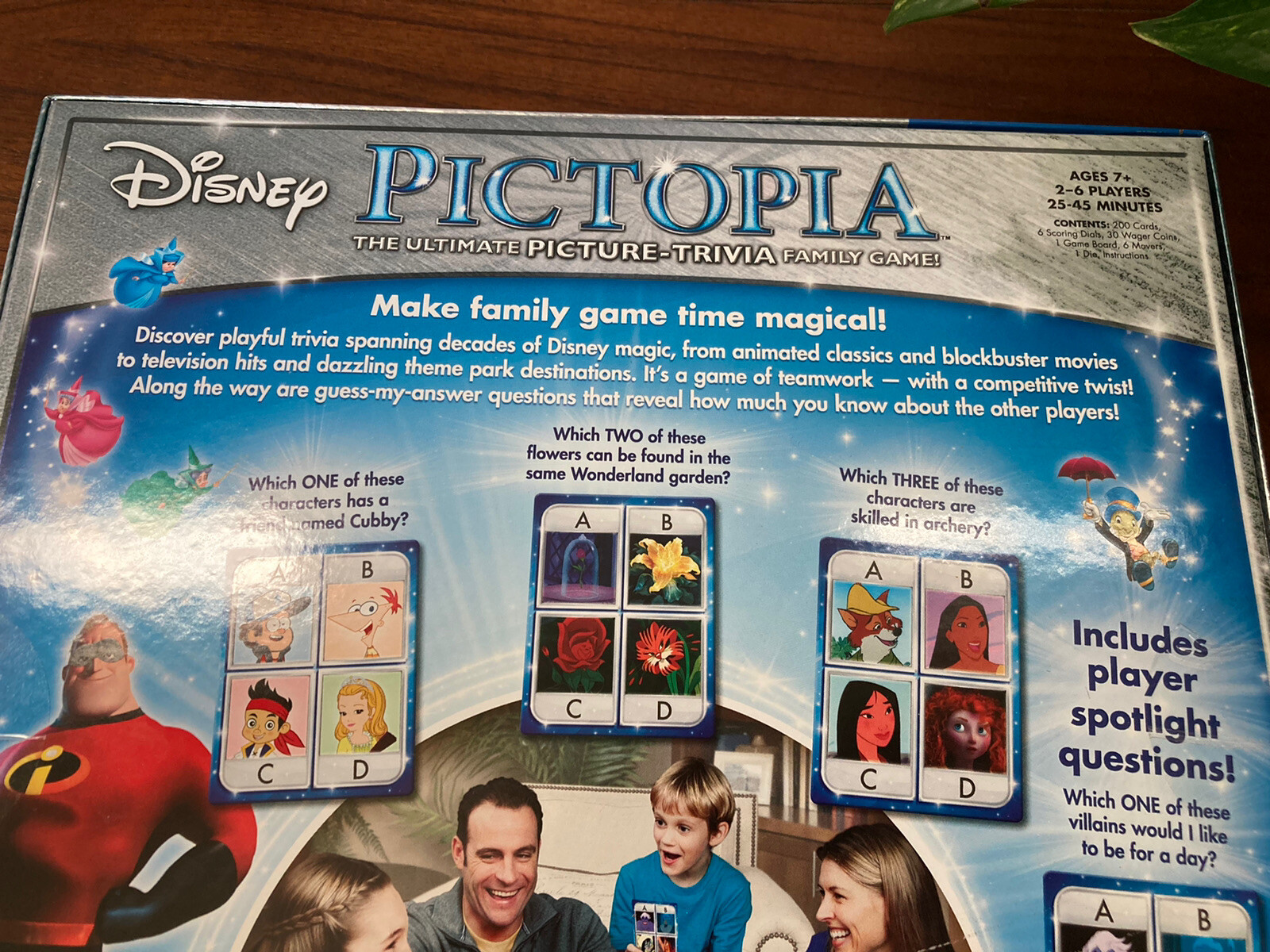 Pictopia Ultimate Picture-Trivia Family Game DISNEY Edition 7+ 2-6 Players NEW