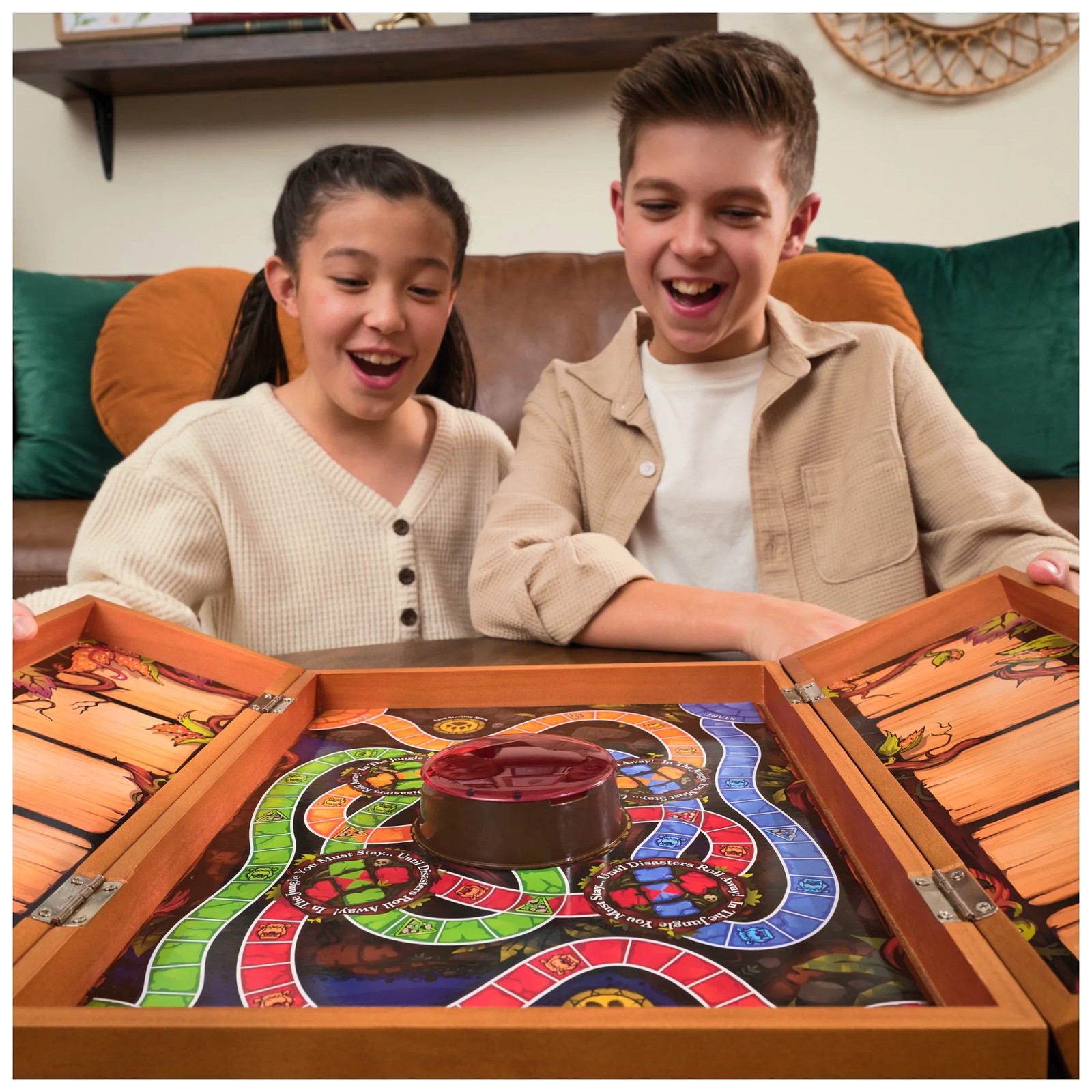 , Jumanji the Game, Real Wooden Box Edition of the Classic Adv
