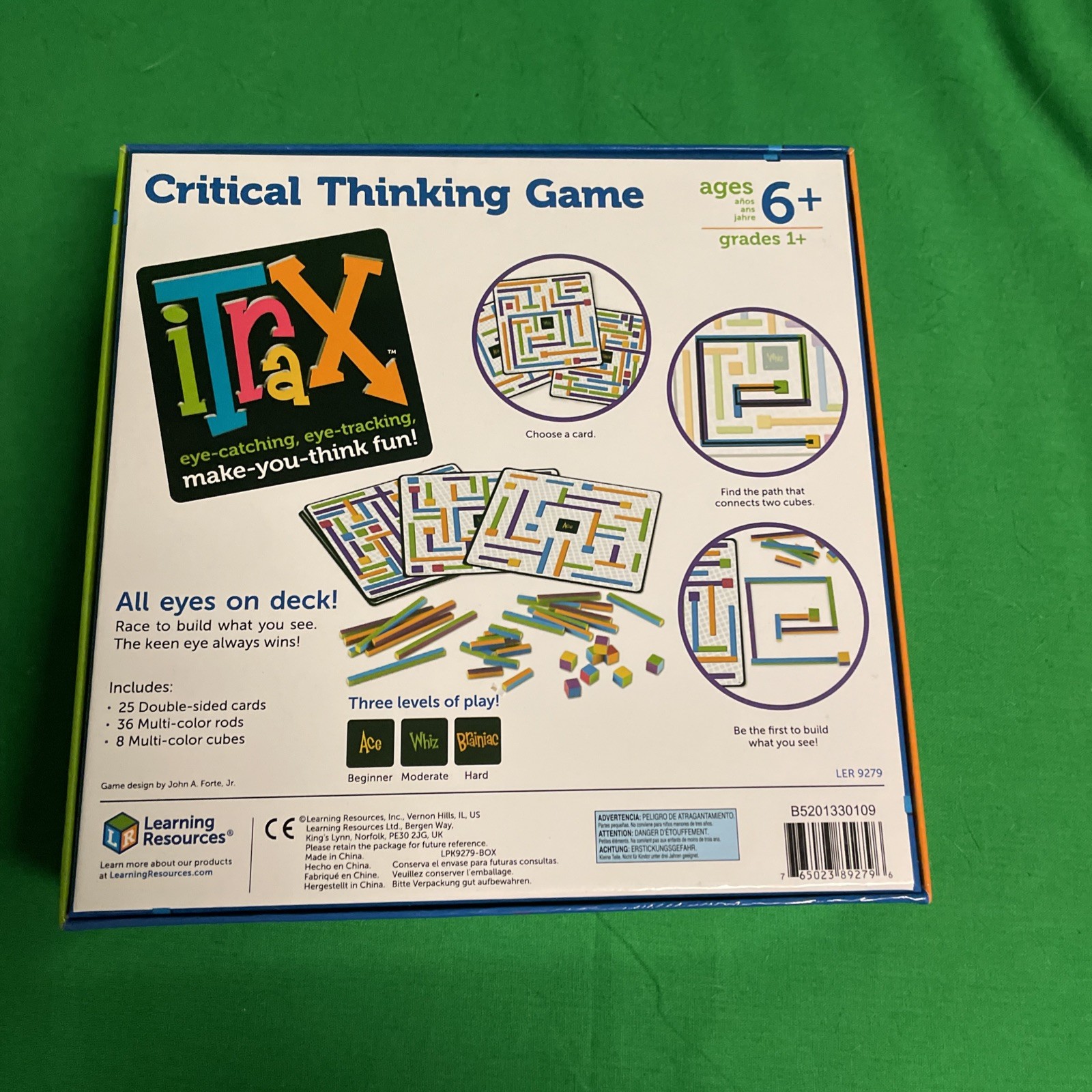 Learning Resources iTrax Critical Thinking Game Problem Solving Complete
