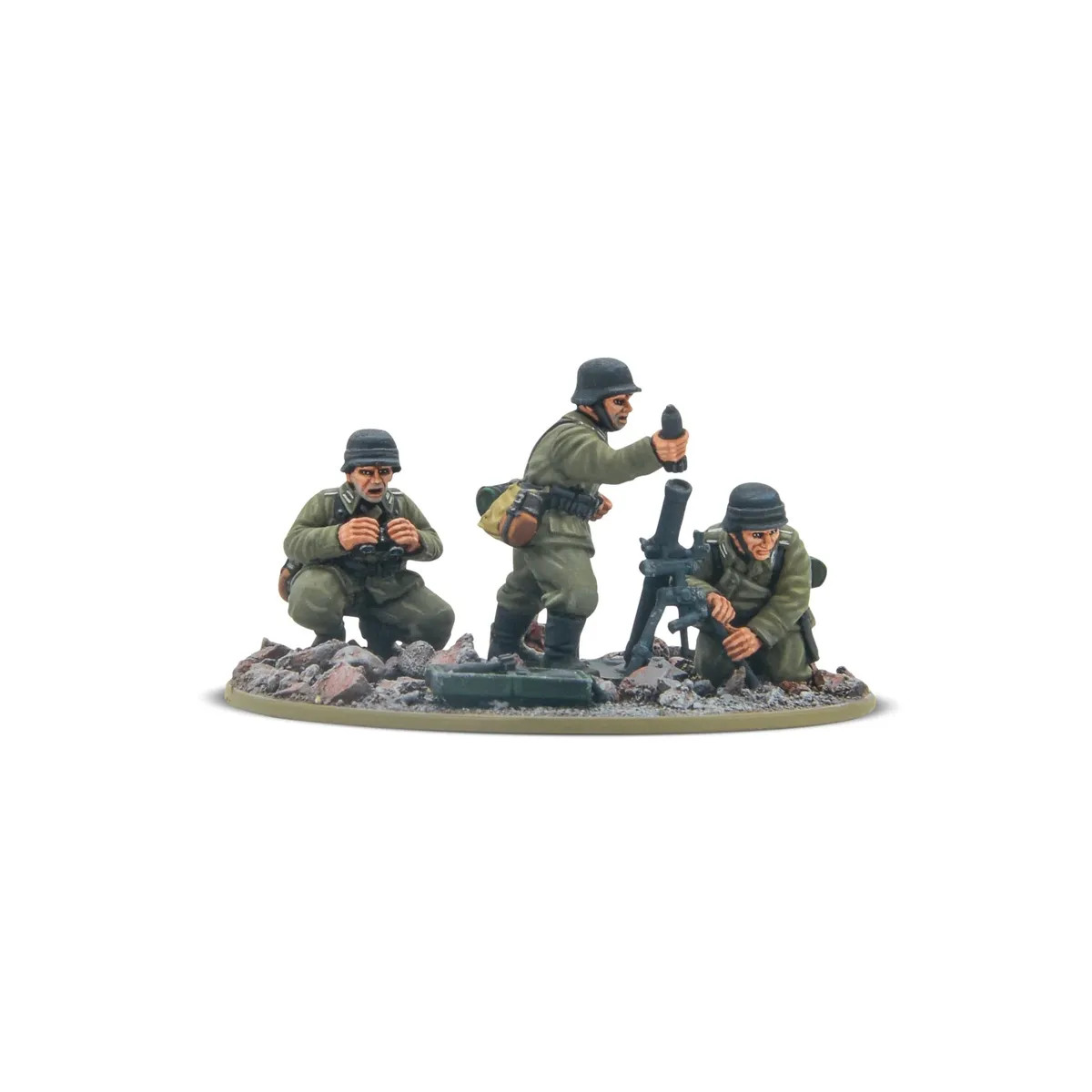 Bolt Action: German Veteran Infantry Medium Mortar Team