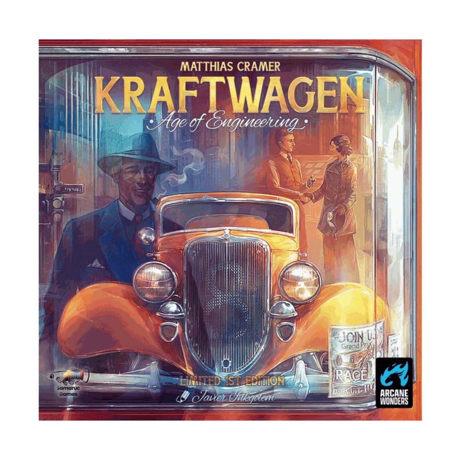 Arcane Wond Boardgame Kraftwagen – Age of Engineering (Limited 1s Box SW (New)
