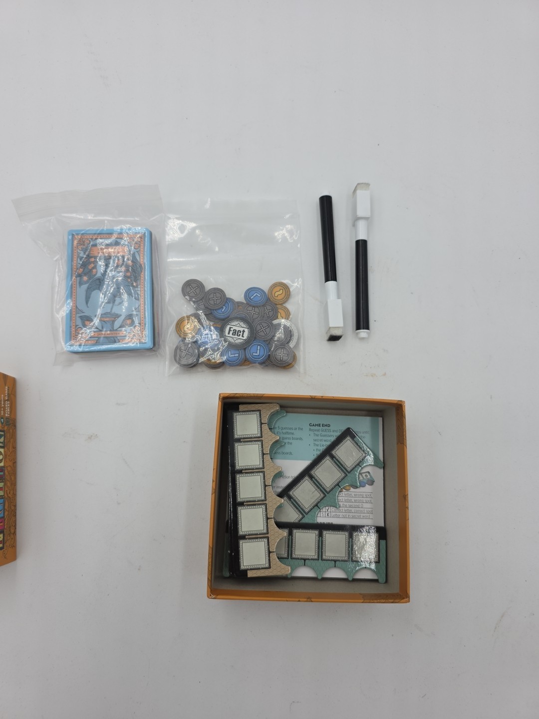 Fiction A Game Of Deception Board Game Tables