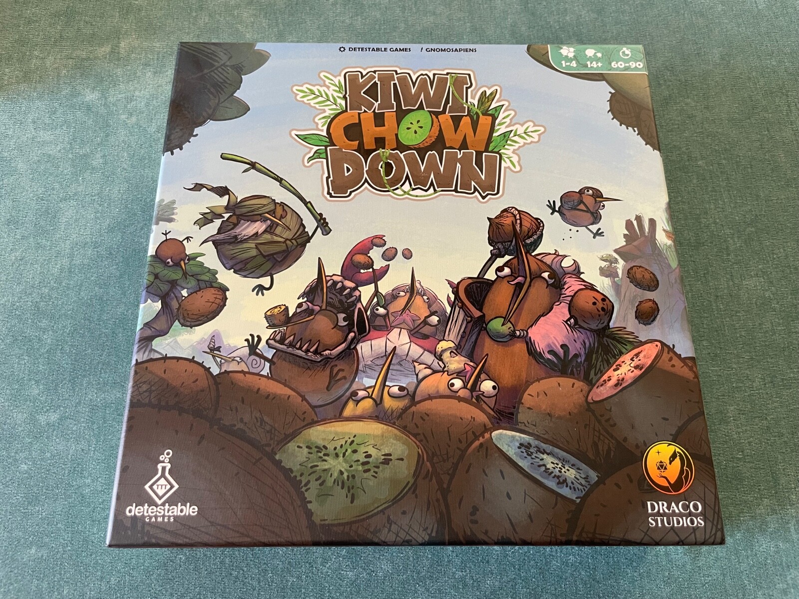 Kiwi Chow Down Board Game – Detestable Games – Draco Studios – Ex/NM
