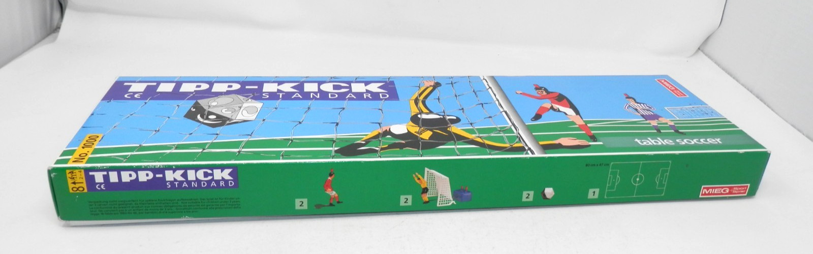 MIEG Tipp-Kick Standard Soccer Game Table Football Metal Kickers Complete German