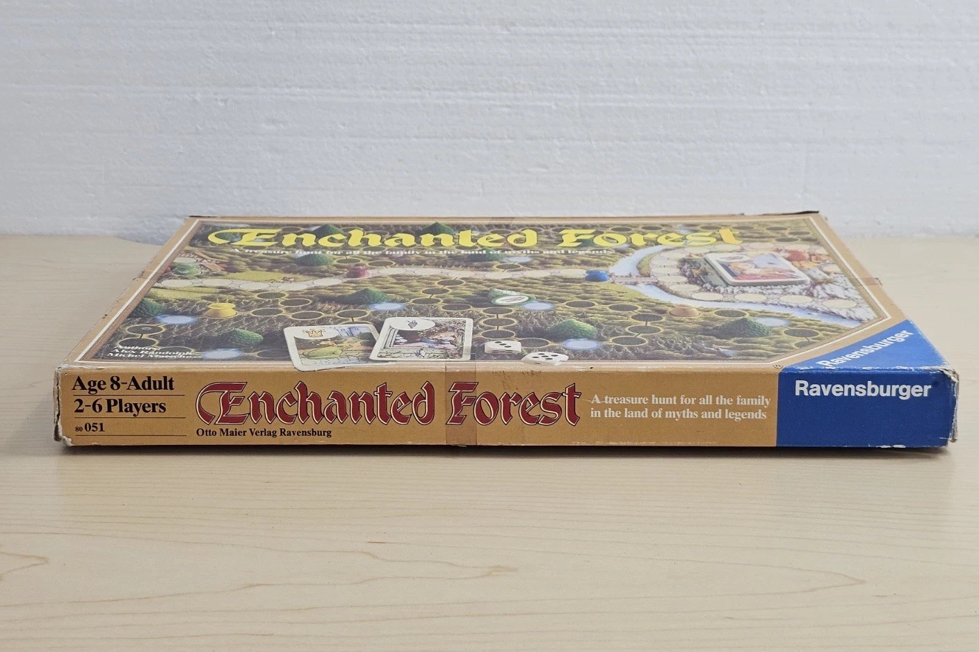 VINTAGE Enchanted Forest Board Game Ravensburger 1982 Incomplete As Is