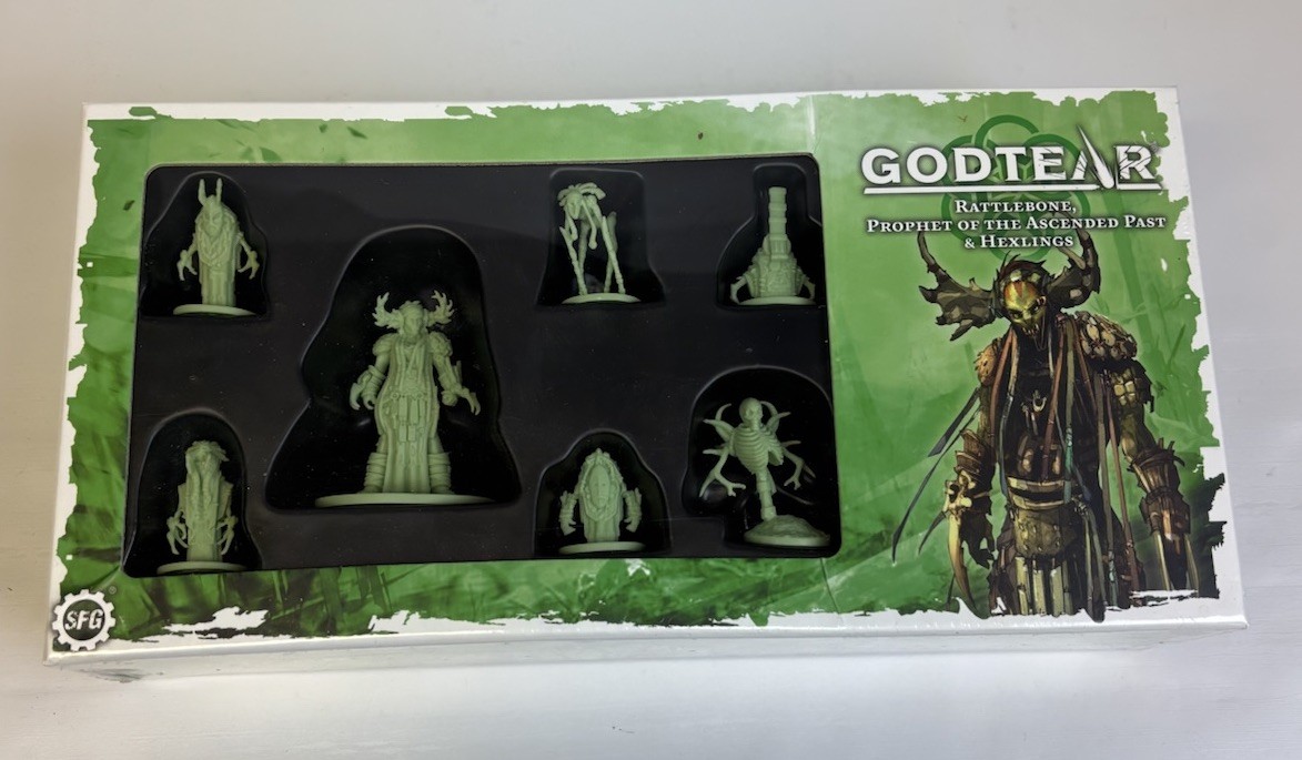 Godtear: Rattlebone Prophet Of The Ascended Past & Hexlings Champion Expansion