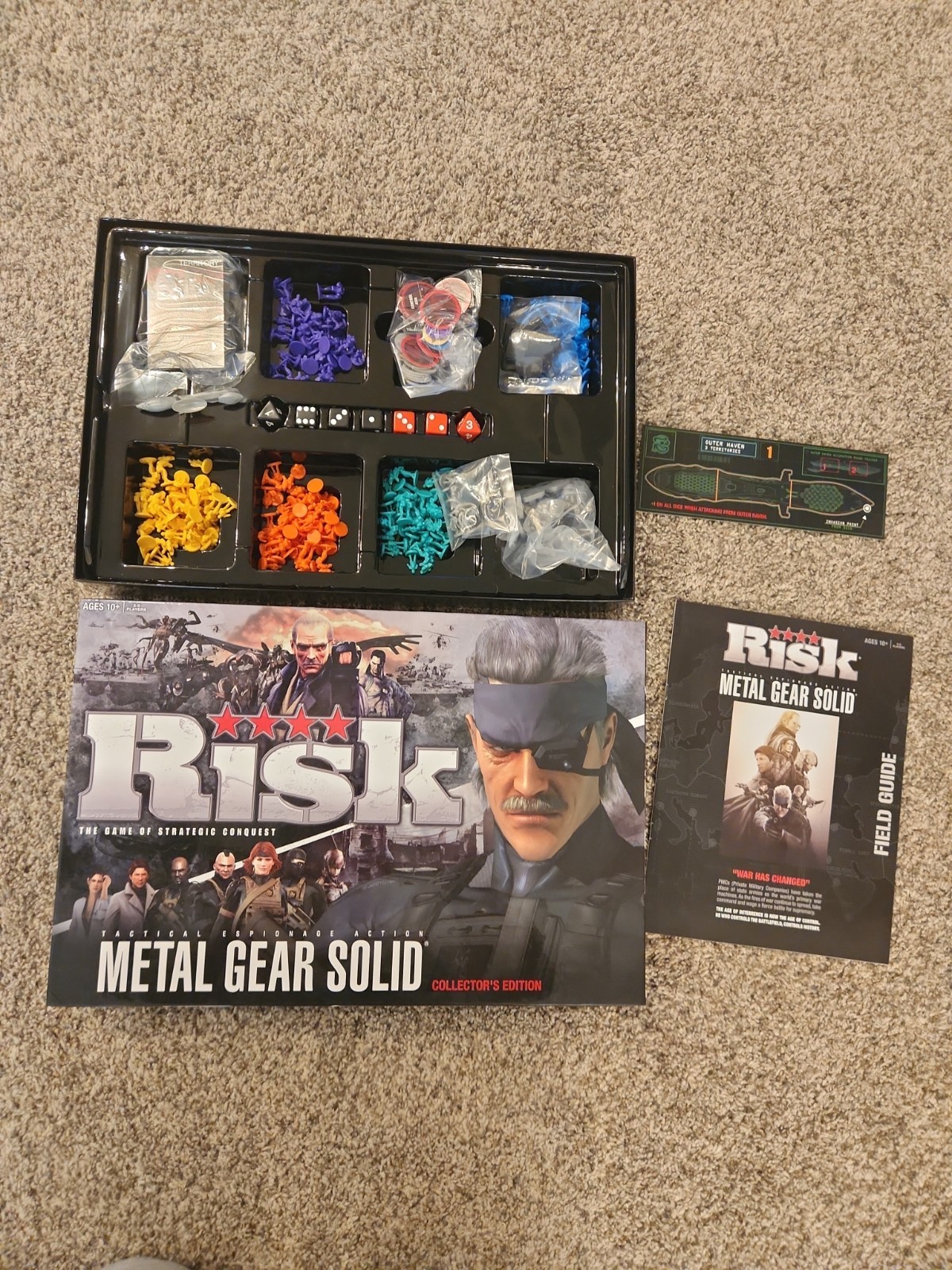 RISK The Game Of Strategic Conquest Metal Gear Solid Collectors Edition