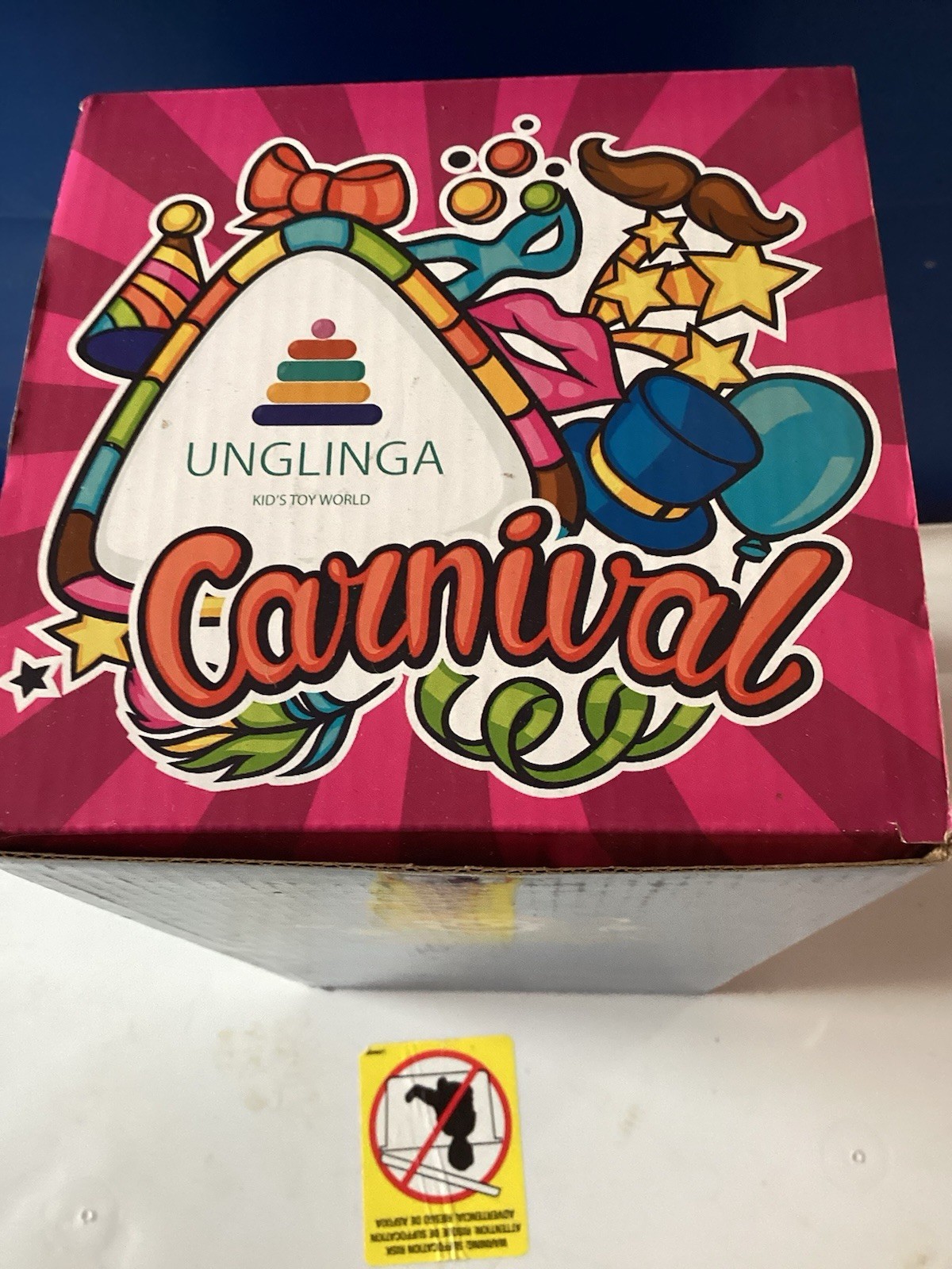704-Unglinga brand “Kid’s Toy World” Carnival Clown Bag Toss Game New In Box