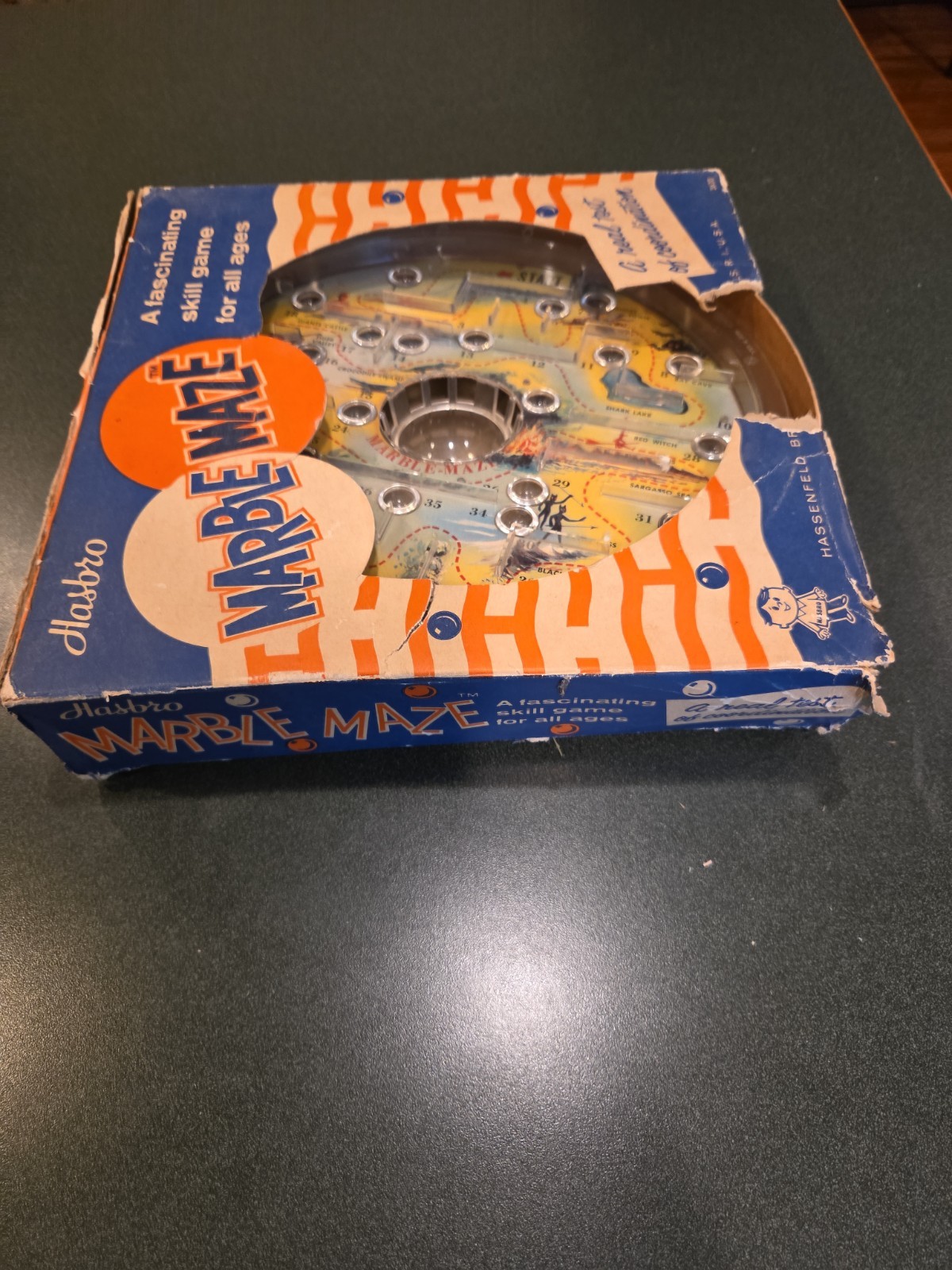Vintage Hasbro Marble Maze Skill Game in Original Box