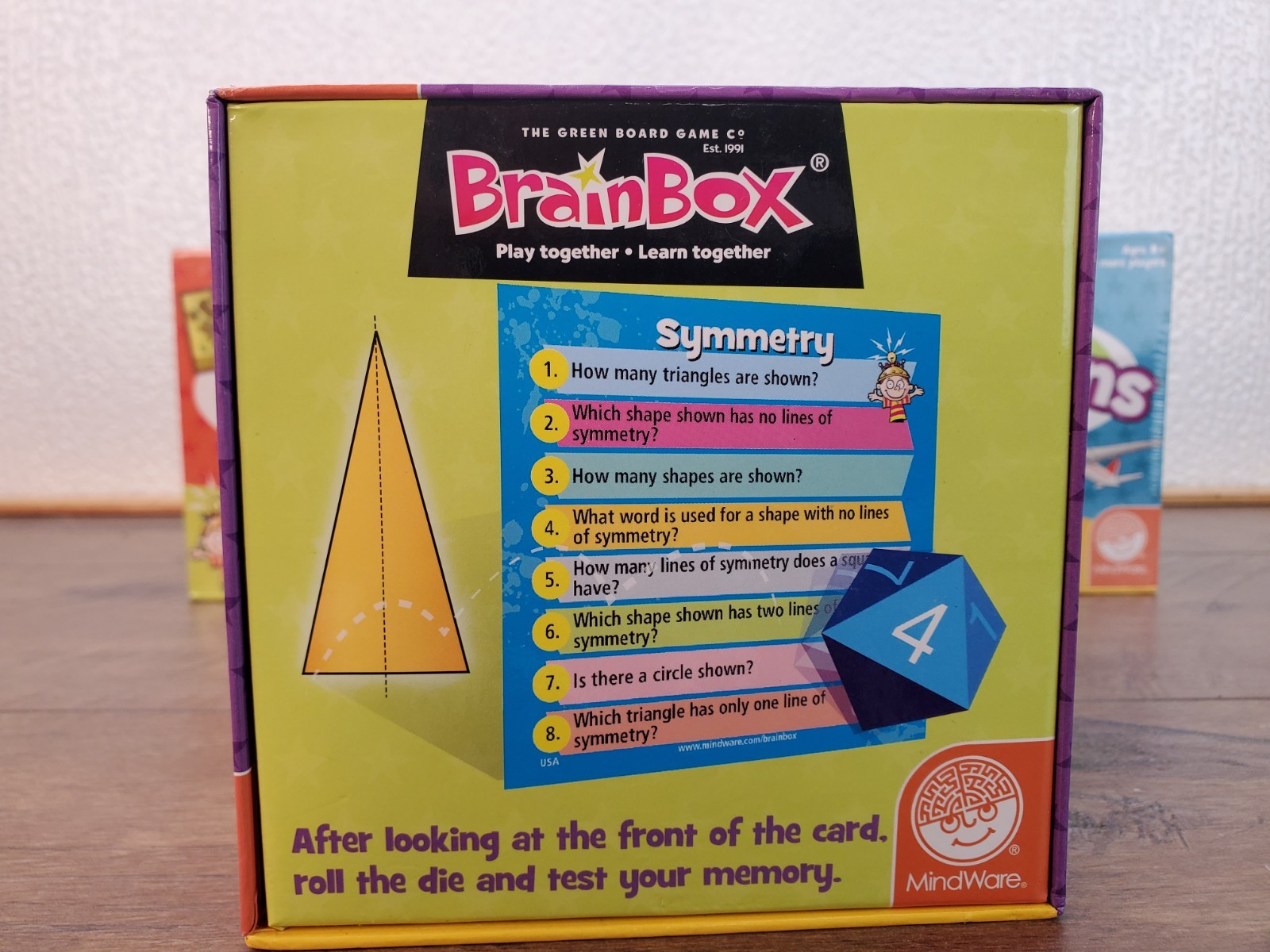 MindWare BrainBox Game Lot Math Art Inventions Educational Trivia Memory Sealed