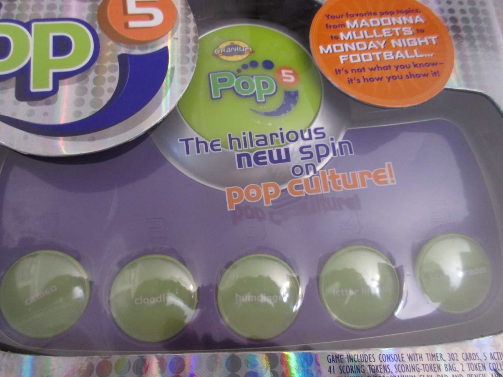 Cranium Pop 5 Adult Pop Culture Trivia Console Board Game – NEW – Sealed