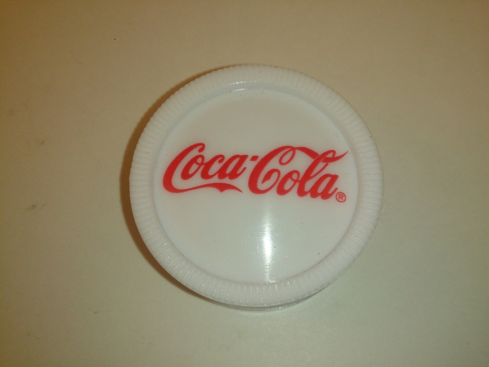 3 x White Coca Cola Checkers Game Replacement Pieces Parts Checker