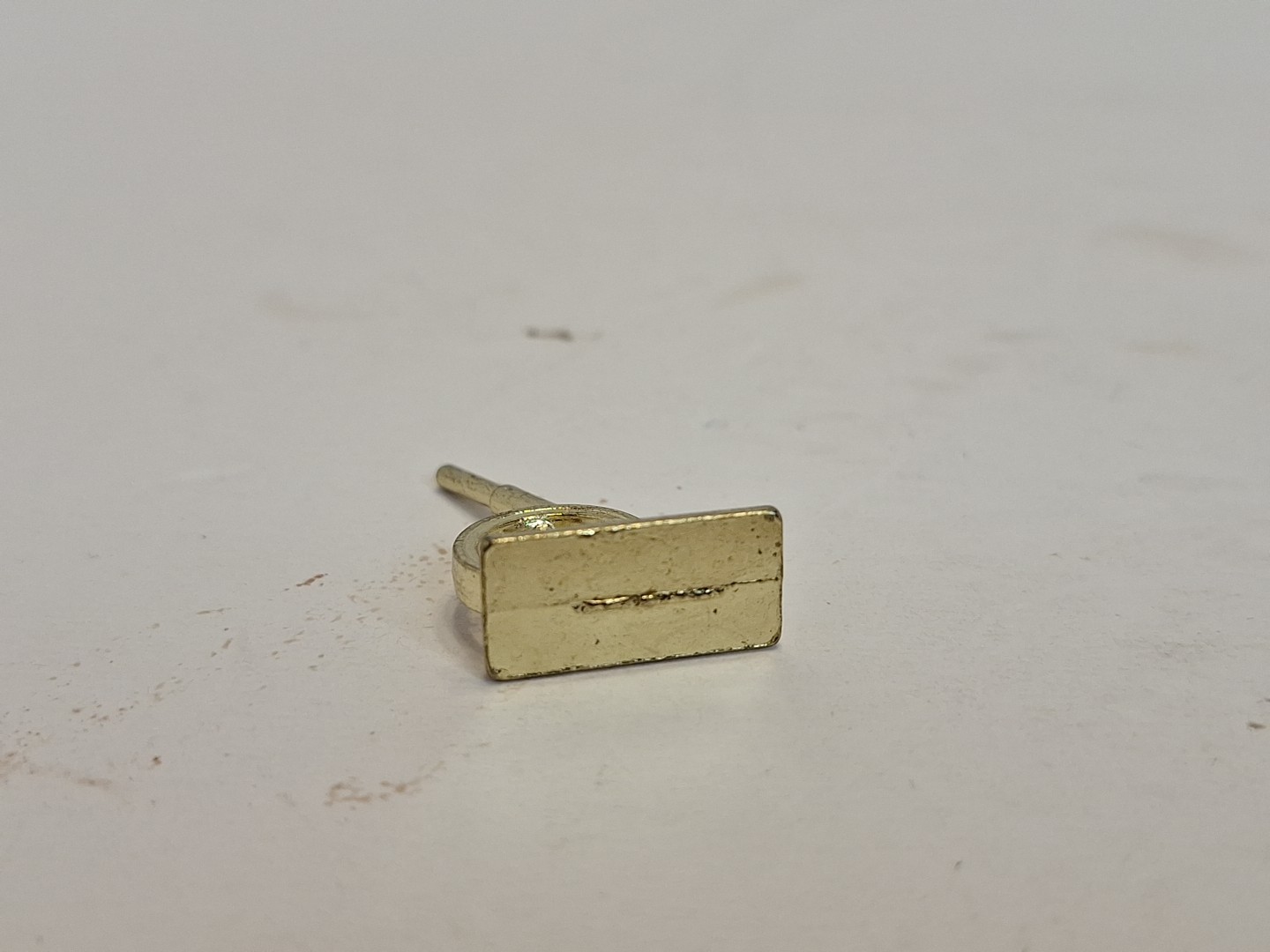 Monopoly Deluxe Anniversary 1985 Edition Gold Tone Cannon Replacement Part