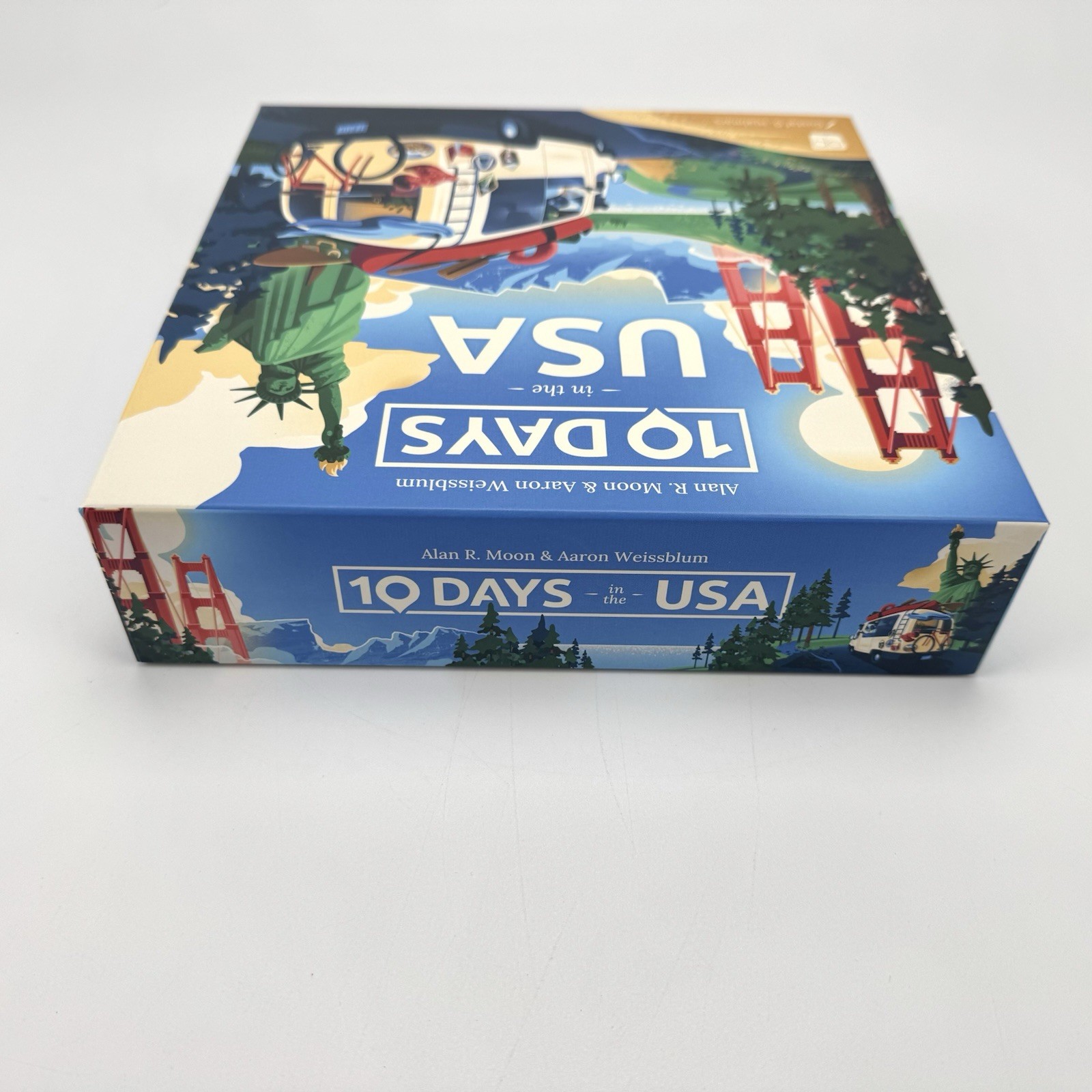 10 Days in The USA – Family Road Trip Board Game By Alan Moon – 100% Complete VG