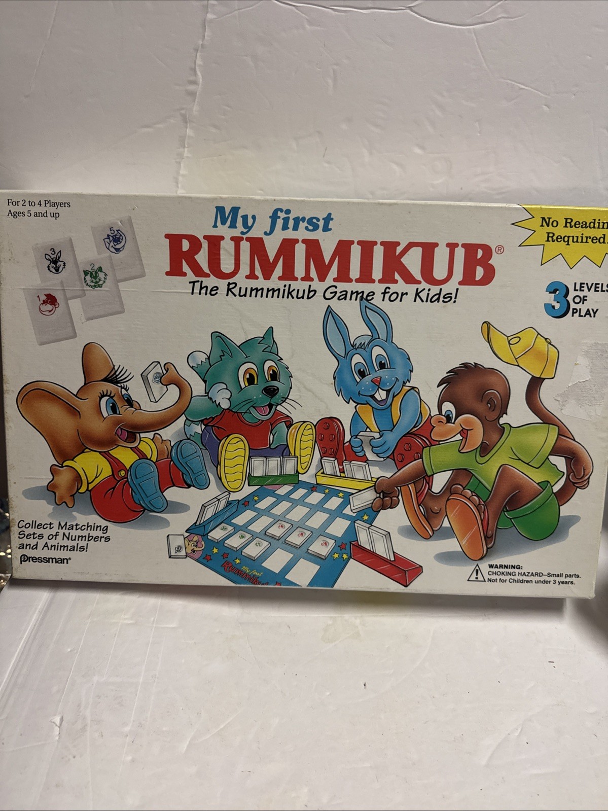 My First Rummikub 5 and Up No Reading Pressman 1994 Complete with Instructions