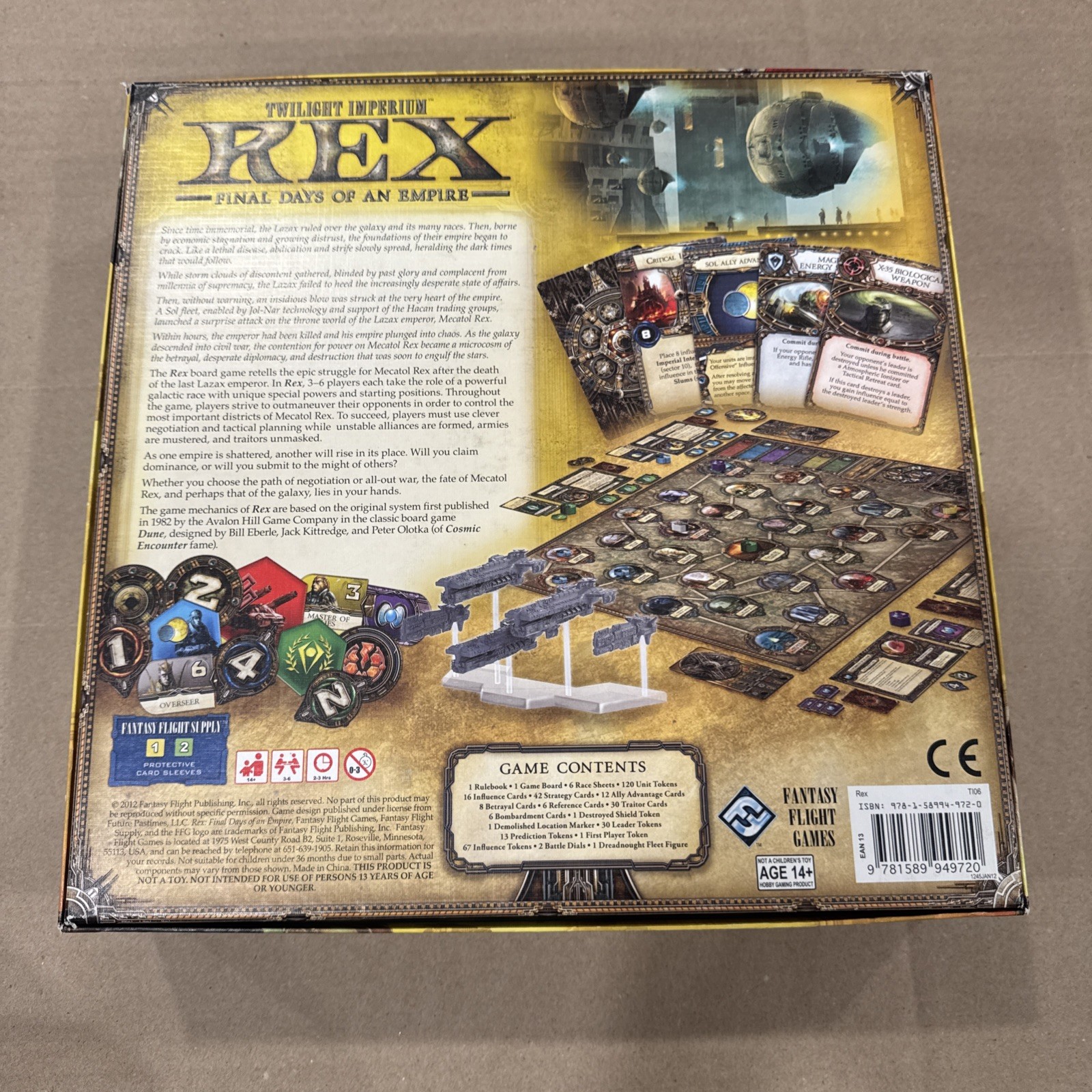 Twilight Imperium Rex Final Days of An Empire Board Game