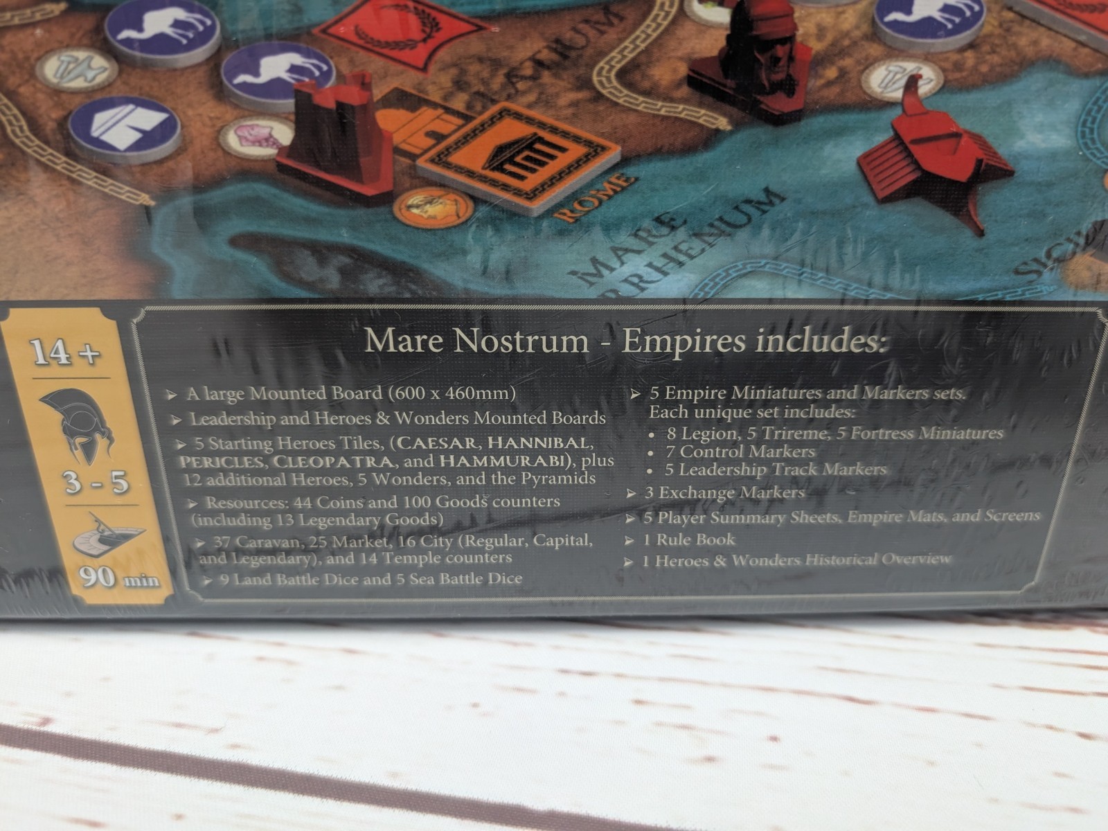 Mare Nostrum Empires Board Game with Atlas Expansion NIS Academy Games