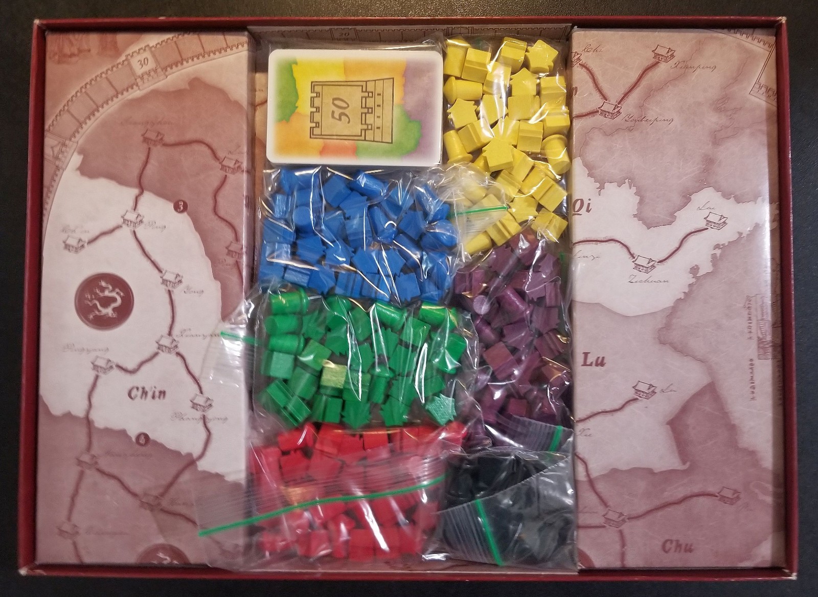 China Board Game 2005 Uberplay OOP Used Complete Michael Schacht