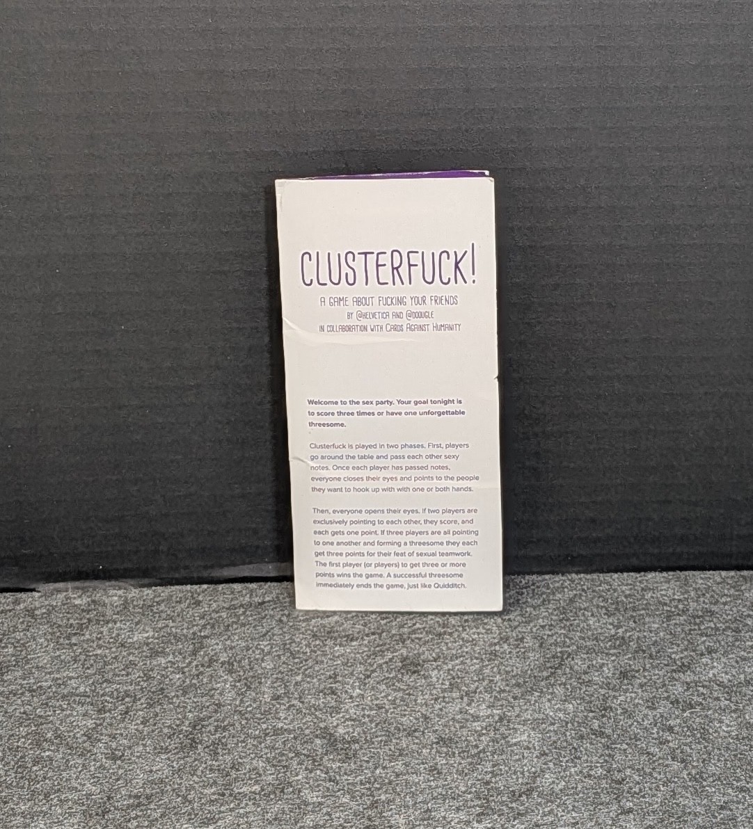 Clusterf**k Adult Card Party Game Cards Against Humanity 2013 New Sealed
