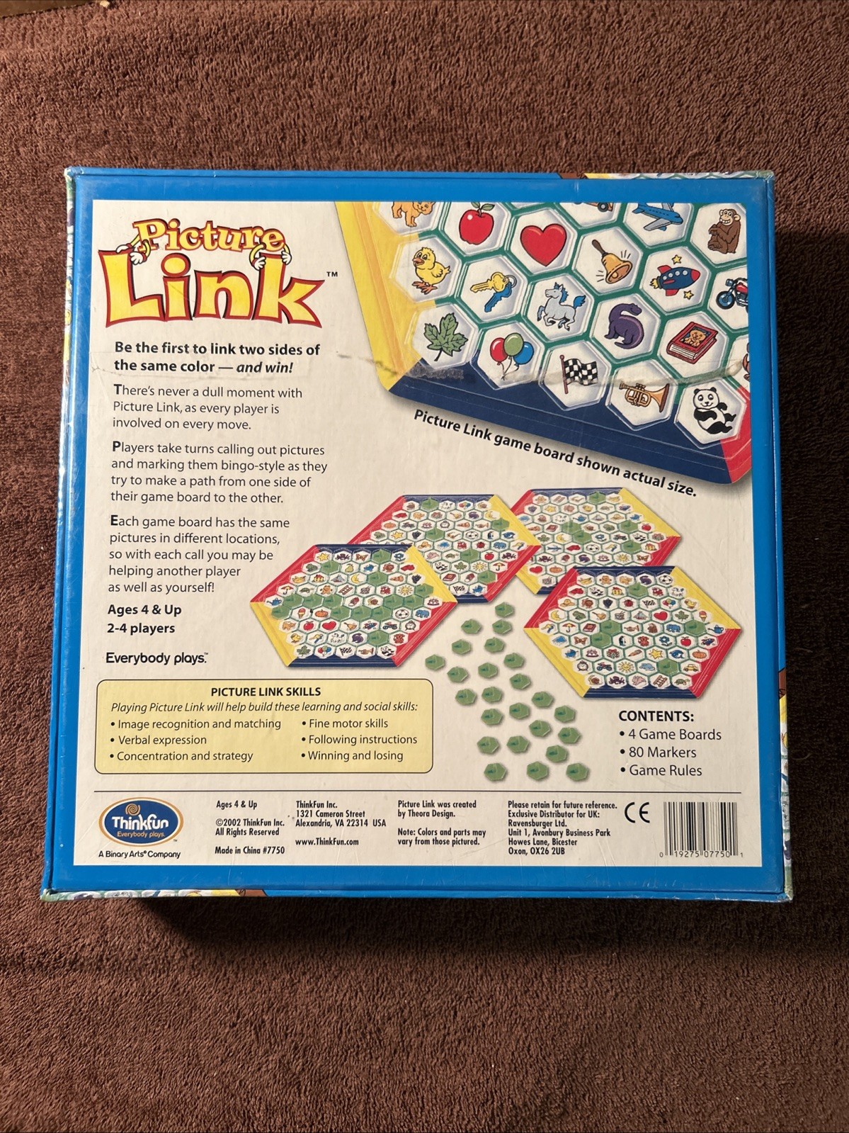 2002 Picture Link The Path-Making Match Game Ages Binary Arts VTG RHTF