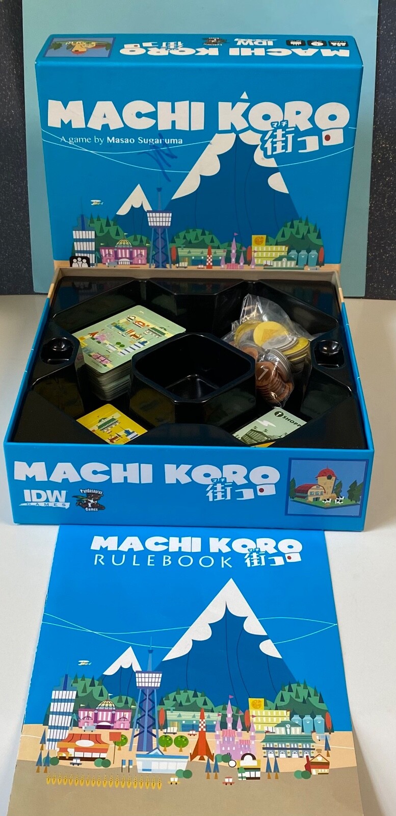 Machi Koro Board Game PandaSaurus Award Winning Japanese Card Game IDW Complete!