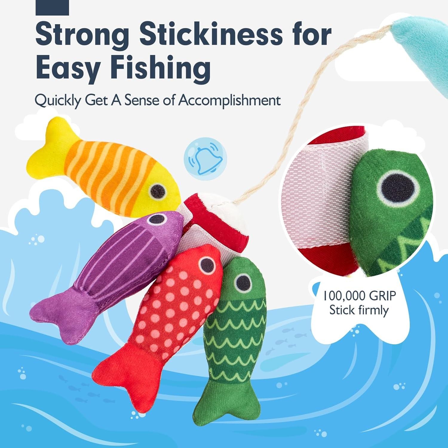 Montessori Toy for Children Cloth Fishing Educational Learning Toys Math Sorting
