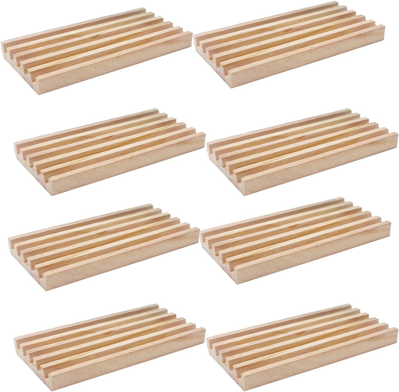 Wooden Domino Trays/Racks Set of 8 Mexican Train Domino Trays/Racks Double 12 Ti