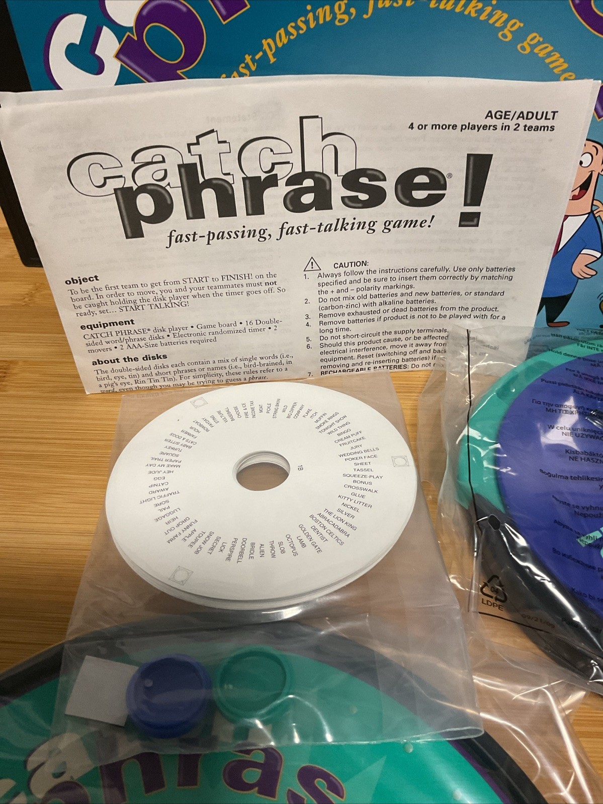 Catch Phrase Board Game Complete. Target Exclusive Adult Board Game
