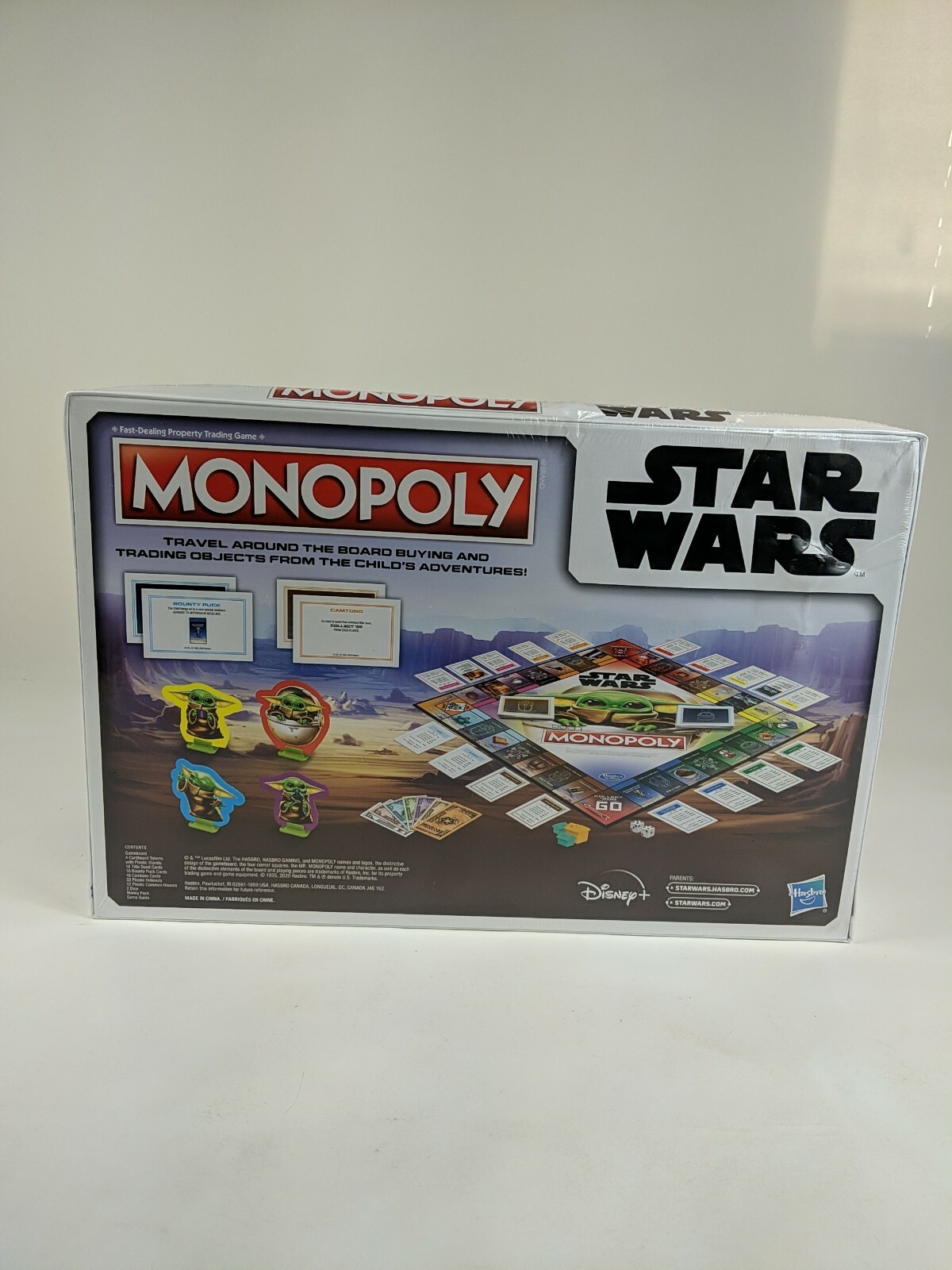 New and sealed (damaged box) Monopoly Star Wars Grogu BABY YODA