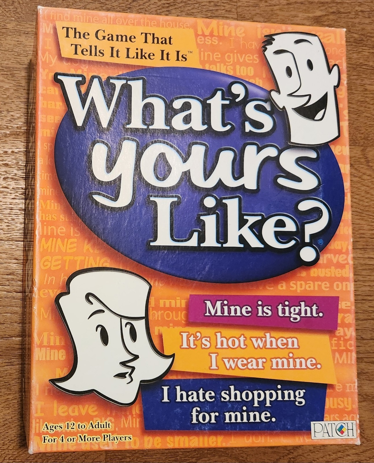 What’s Yours Like? Family Game, Ages 12+, 4 or more players, Good Condition