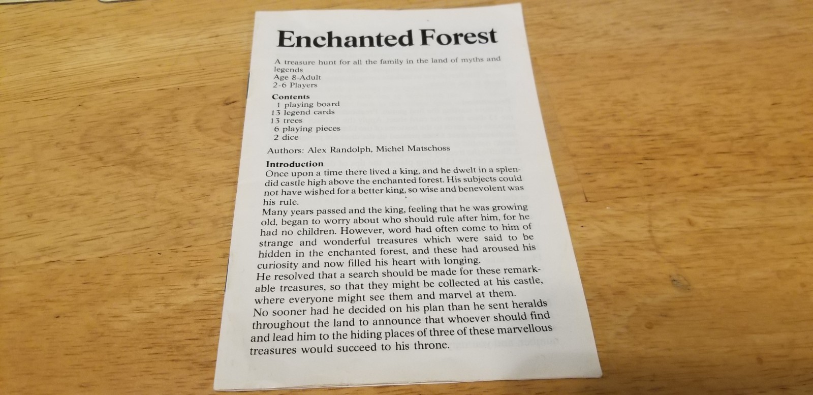 Enchanted Forest Ravensburger Vintage 1982 Board Game Complete