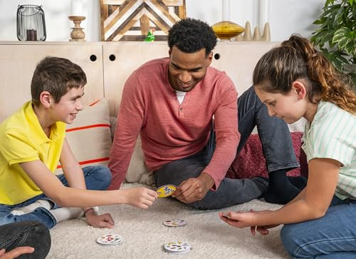 Spot It Lightning Fast Multicolor Matching Game for 2 to 8 Players 2024 Edition