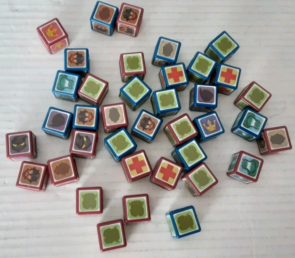 Cube Quest Board Game 38 Dice Die Replacement Parts
