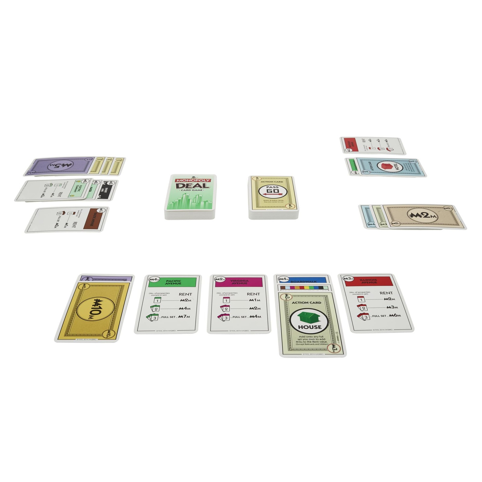 Monopoly Deal Card Game | Quick-Playing 5 1/2″ H, White, Multi-colo