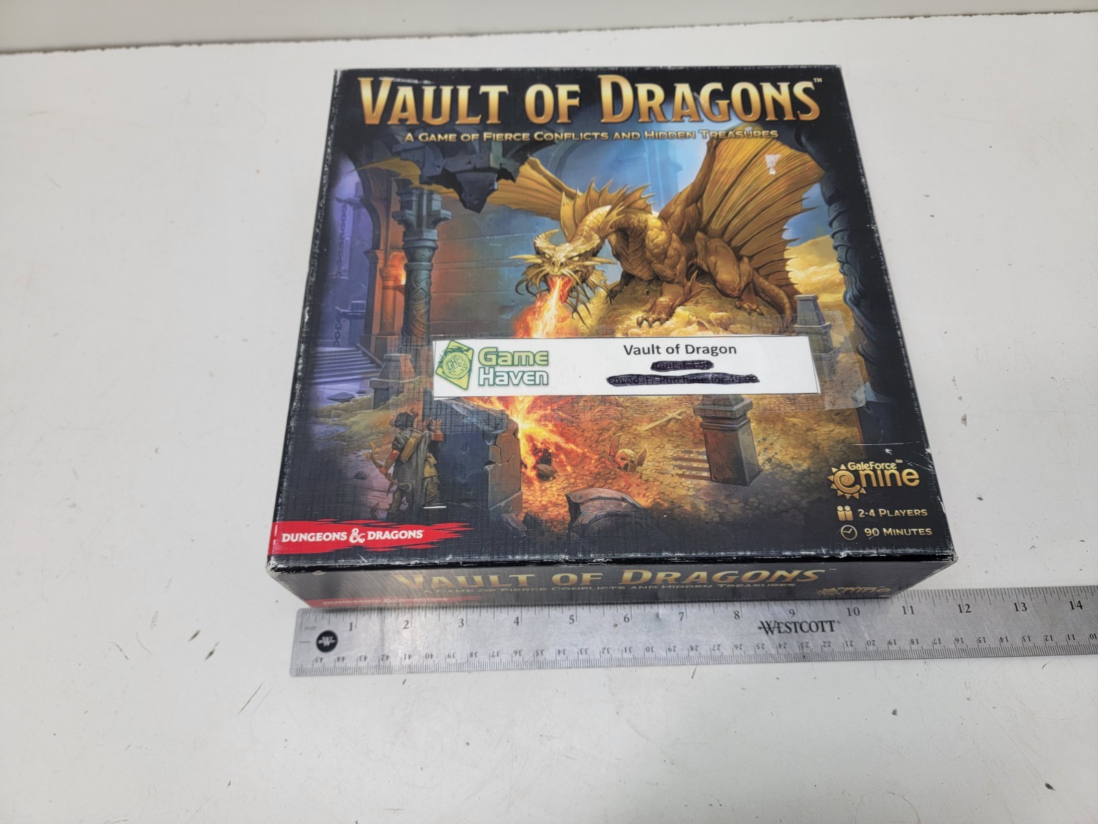 Vault Of Dragons Board Game Gale Force Nine D&D Dungeons & Dragons Waterdeep