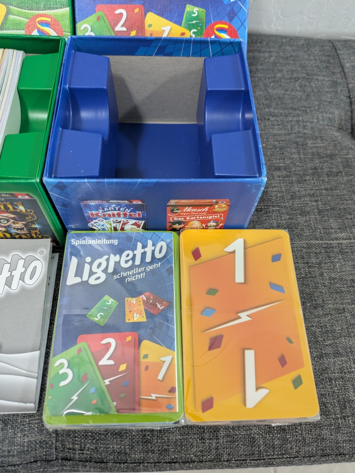 Ligretto Green & Blue Card Game Sets — Schmidt Spiele — Free Shipping!!