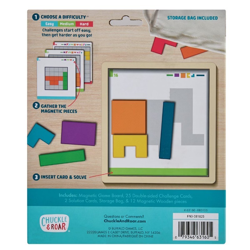 Travel Puzzle Patterns – Reusable Activity Puzzle On the Go Game