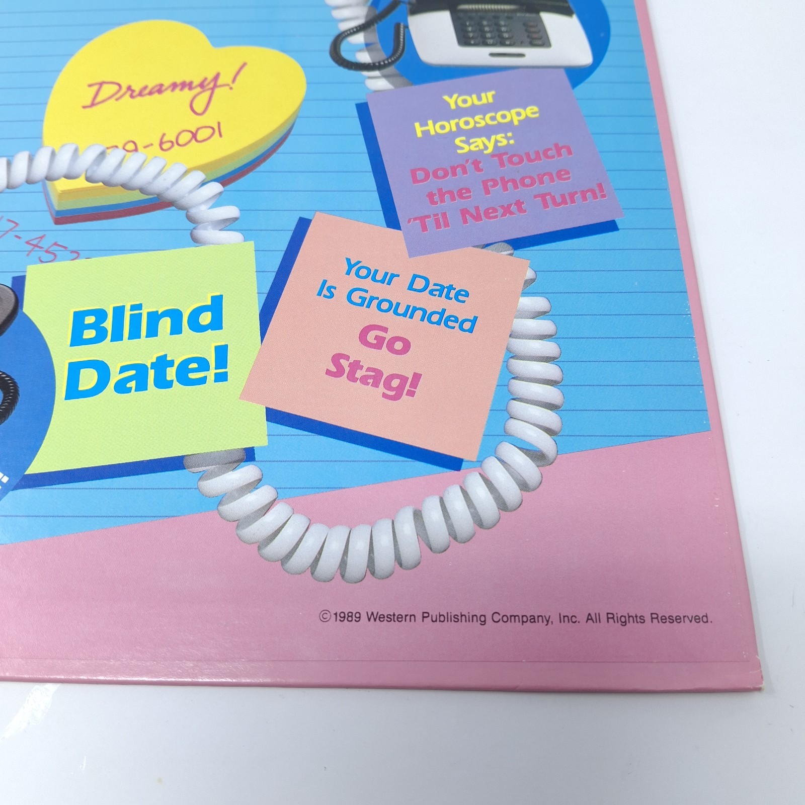 Golden 1989 Girl Talk Date Line The Talking Dating Game Complete w/ Cassette