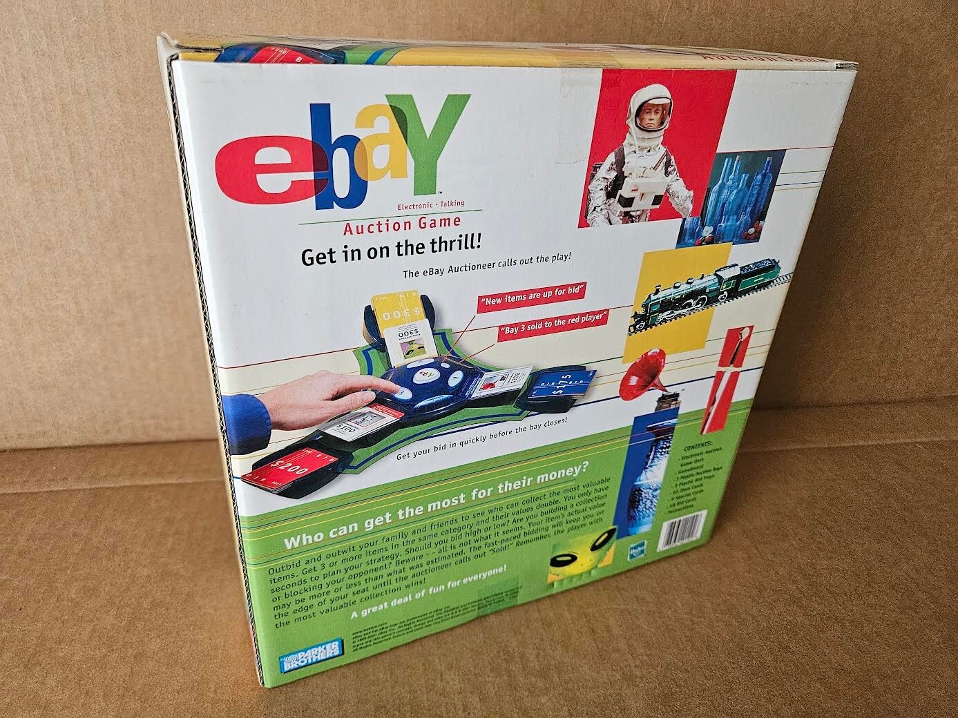 Vintage 2001 EBay Auction Electronic Talking Board Game Hasbro Brand new!