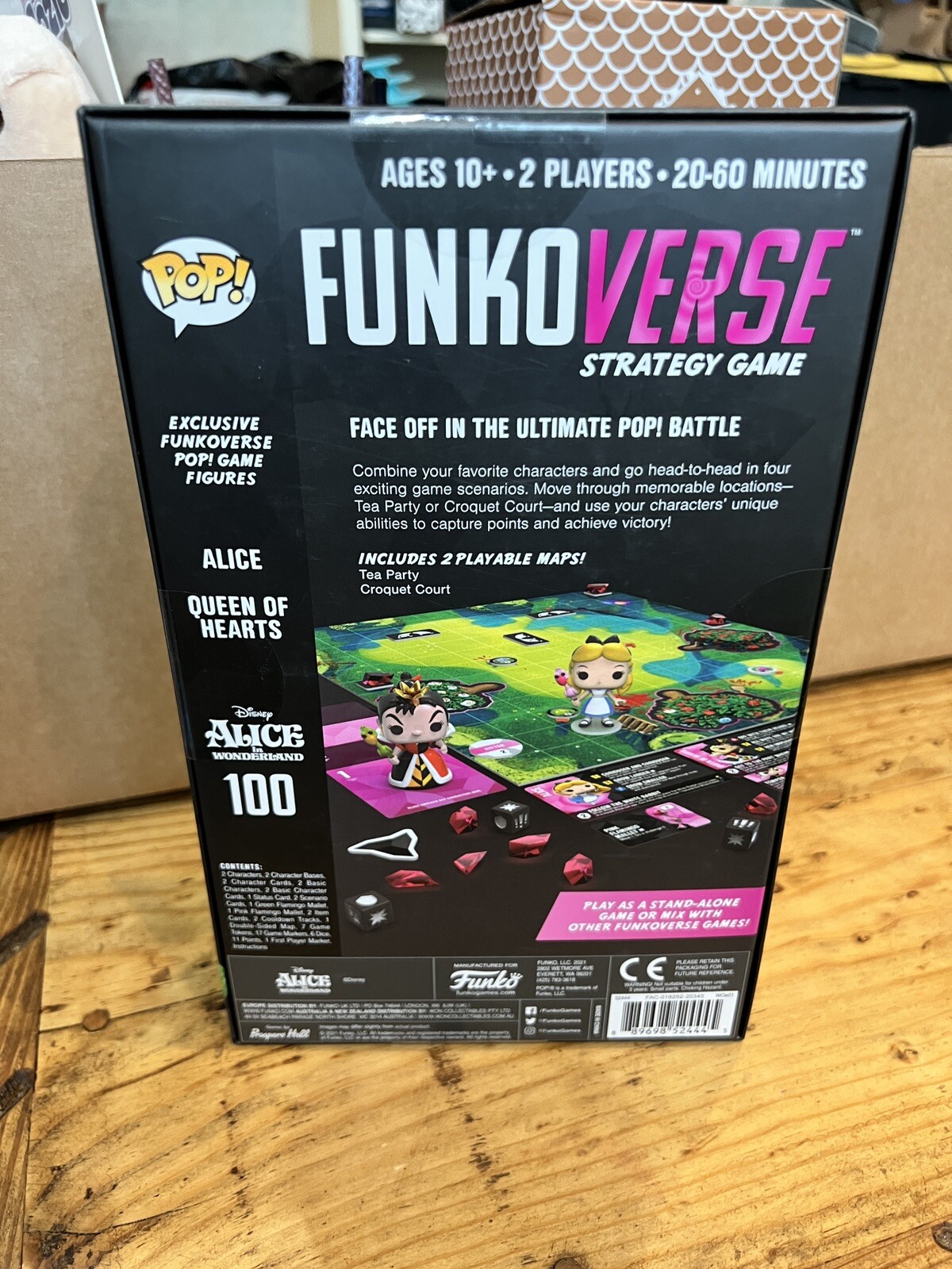 Funkoverse Alice In Wonderland Disney Strategy Game CHASE FUNKO POP 2021 sealed