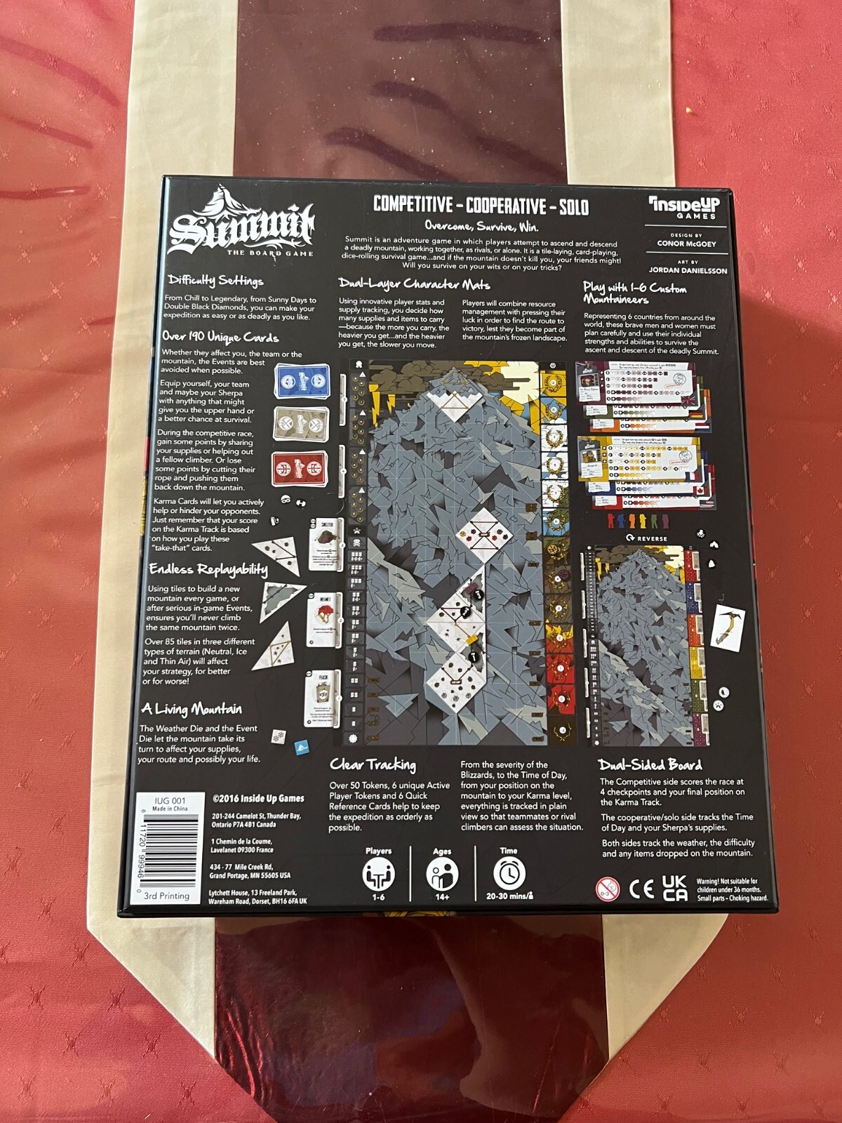 Summit | Inside Up Games | Board Game | Never Played