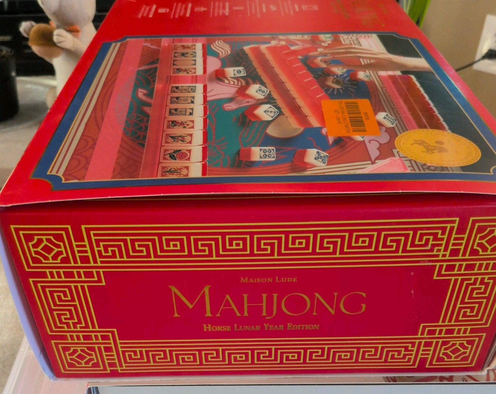 NEW Maison Lude Deluxe Acrylic HORSE LUNAR YEAR EDITION Mahjong Starter Set